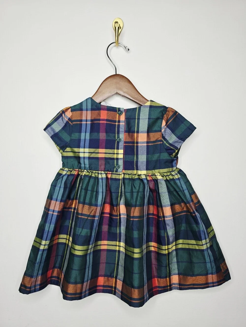 Baby Gap Holiday Plaid Dress Size 18-24 months
